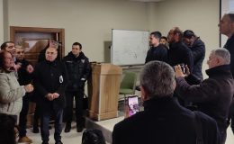 Köylüler protesto etti, şirket ÇED toplantısını erteledi