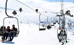 Davraz’da hafta sonu yoğunluğu