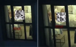 İstanbul’da bir otelde kalan yabancı uyruklu şahıs, komşuların gözü önünde kendini tatmin etti
