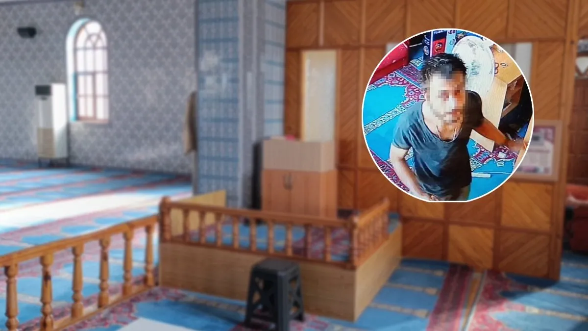 Caminin yardım paralarını çaldı: Namaz kılanı görünce cami görevlisi rolüne girdi